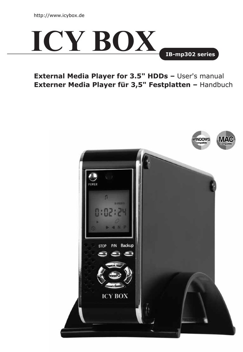 Icy Box IB-mp302 series user manual