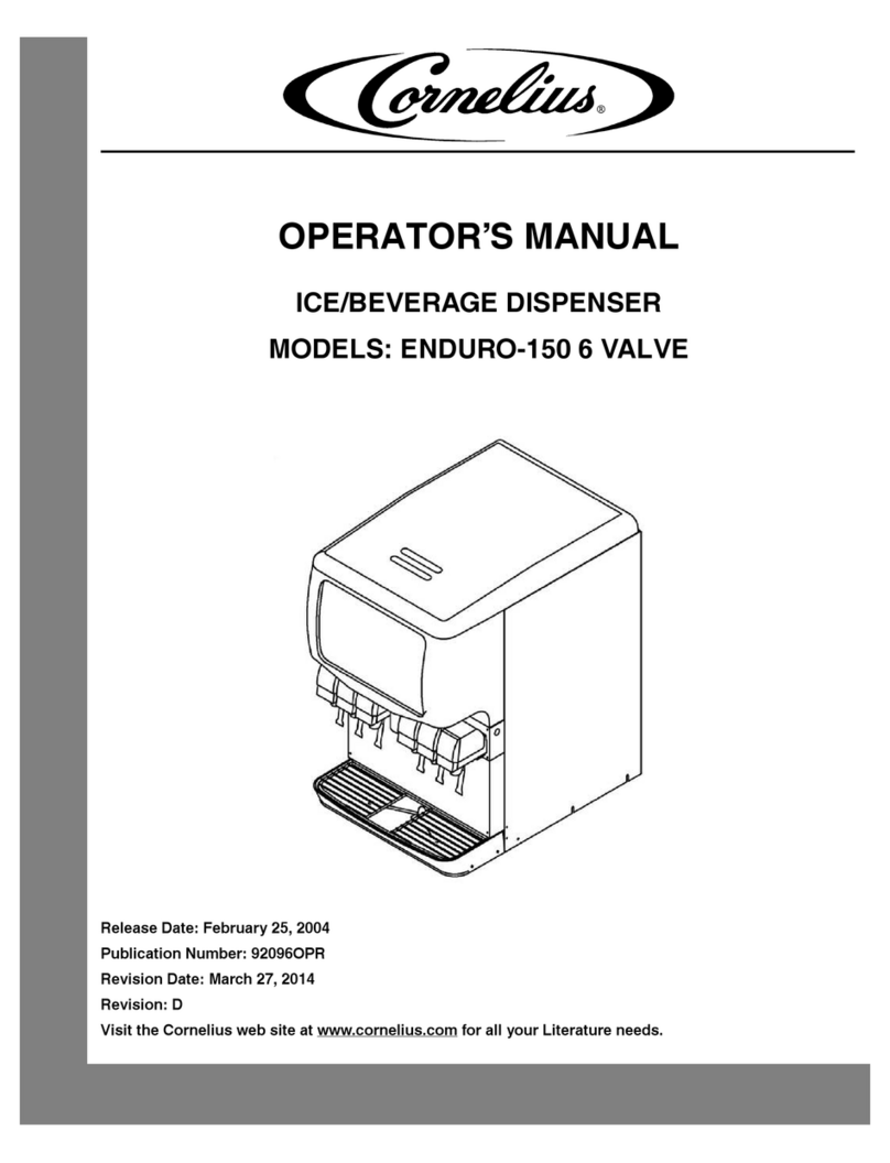 Cornelius ENDURO-150 6 VALVE User manual
