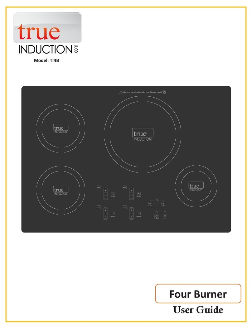True Induction TI4B User manual