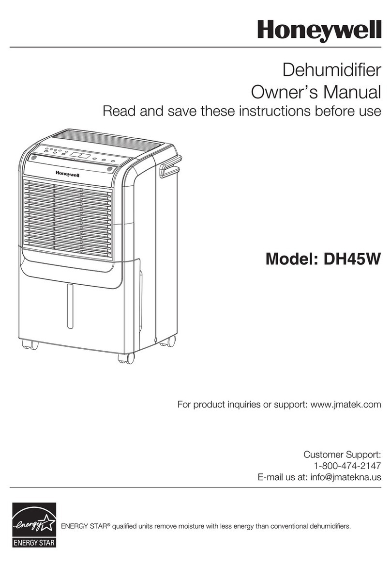 Honeywell DH45W User manual