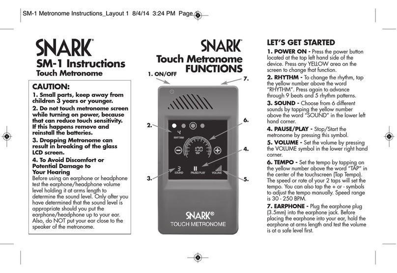 Snark SM-1 instructions