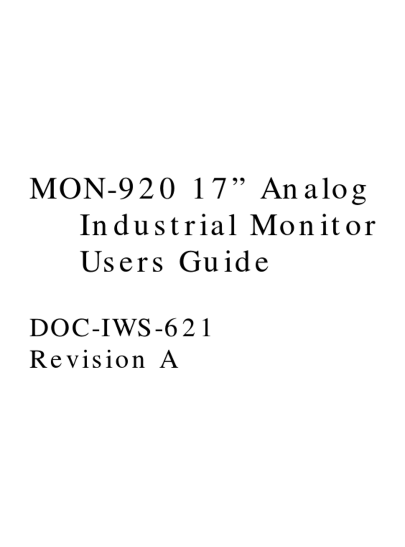 Nematron MON-920 User manual
