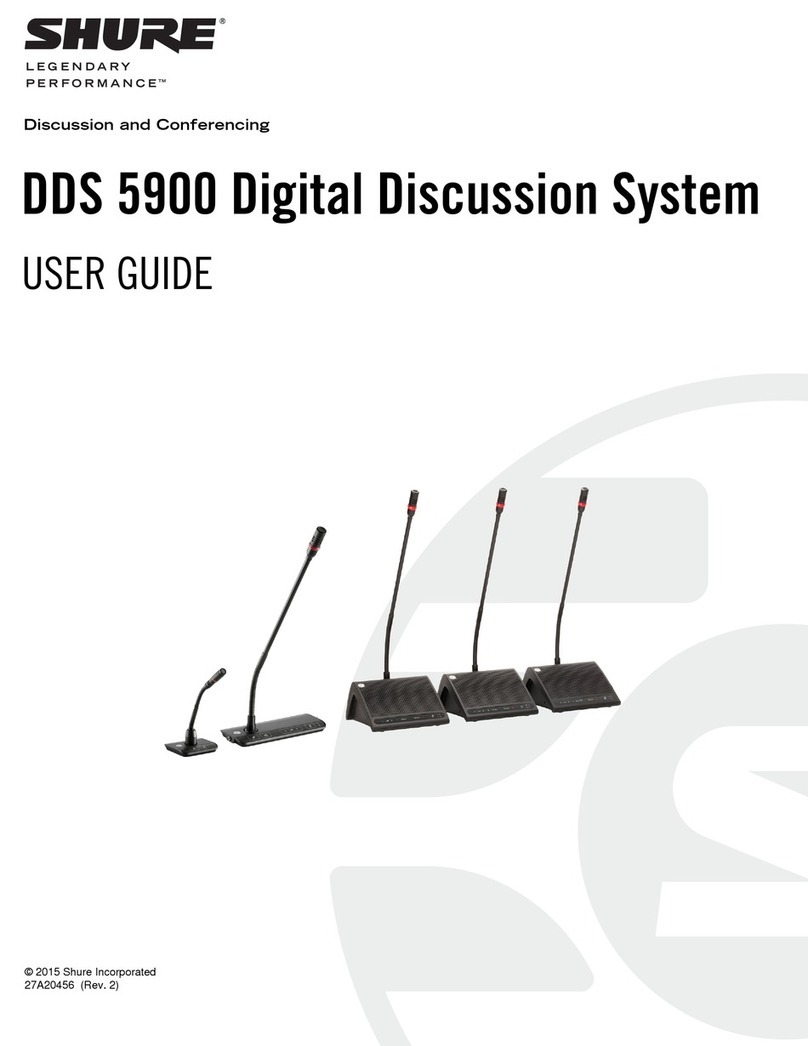 Shure DDS 5900 User manual