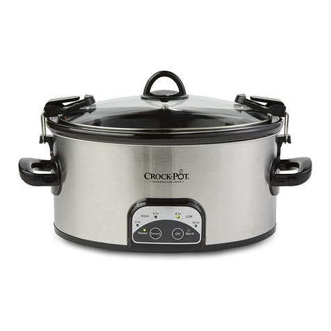 Crock-Pot Cook & Carry SCCPVL605 Series User manual