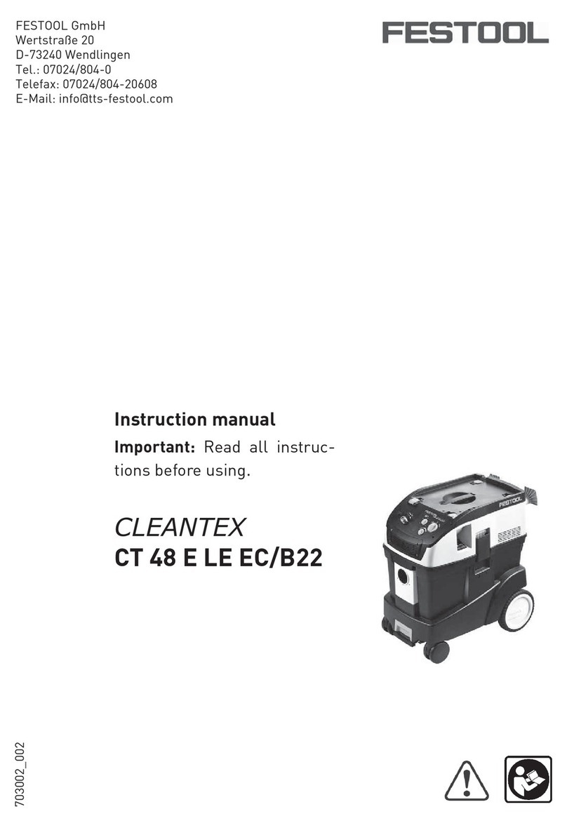 Festool CLEANTEX CT 48 E LE EC instruction manual