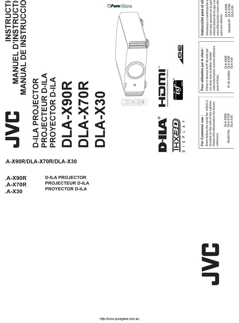 JVC Procision DLA-X90R User manual JVC Procision DLA-X90R User manual