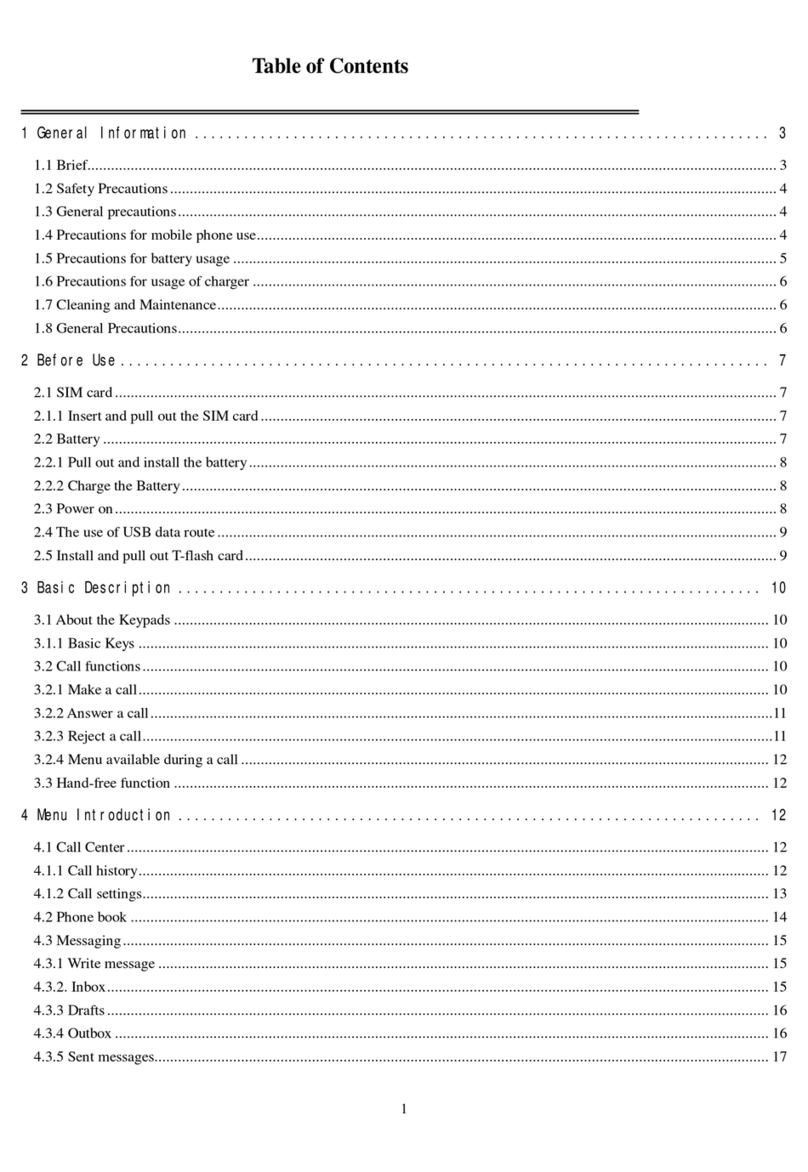 Singtech SGT-22 User manual