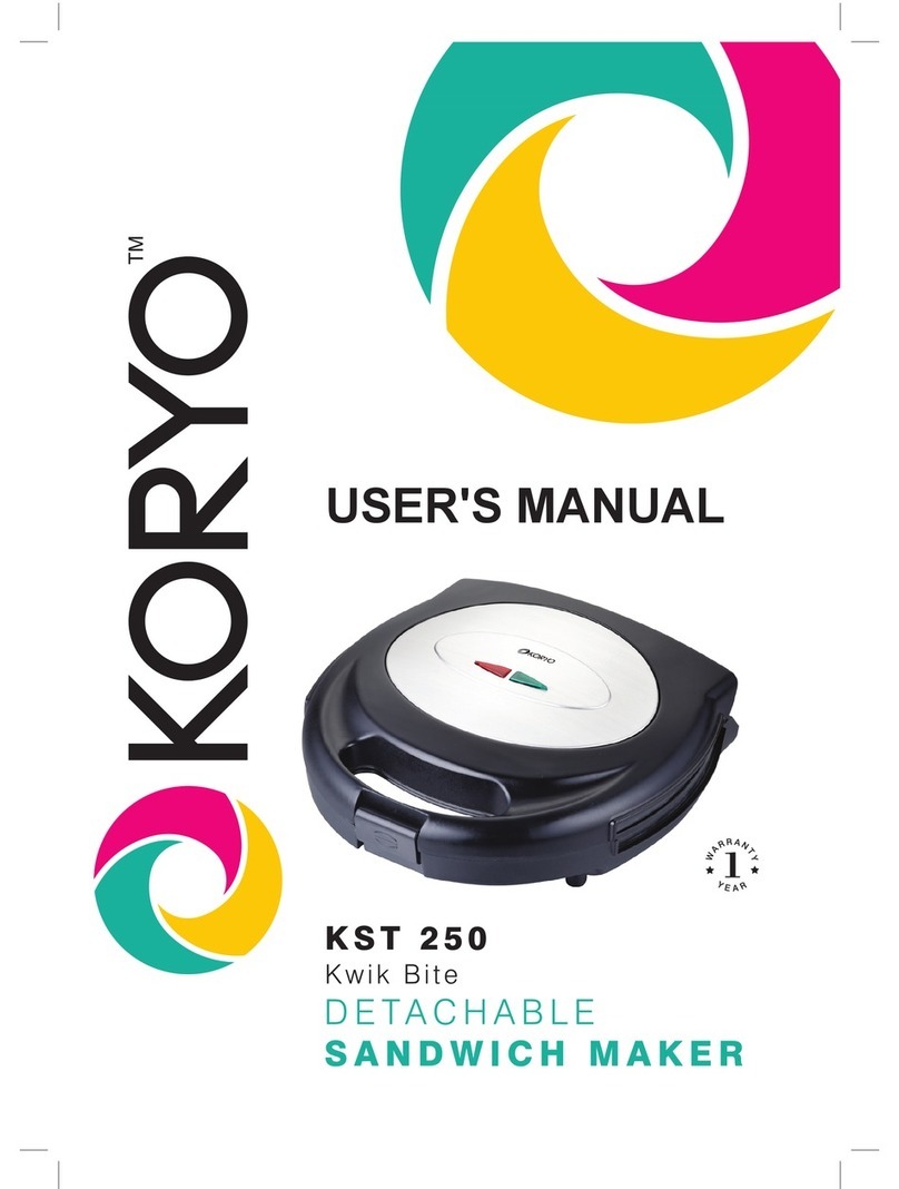 Koryo KST 250 user manual