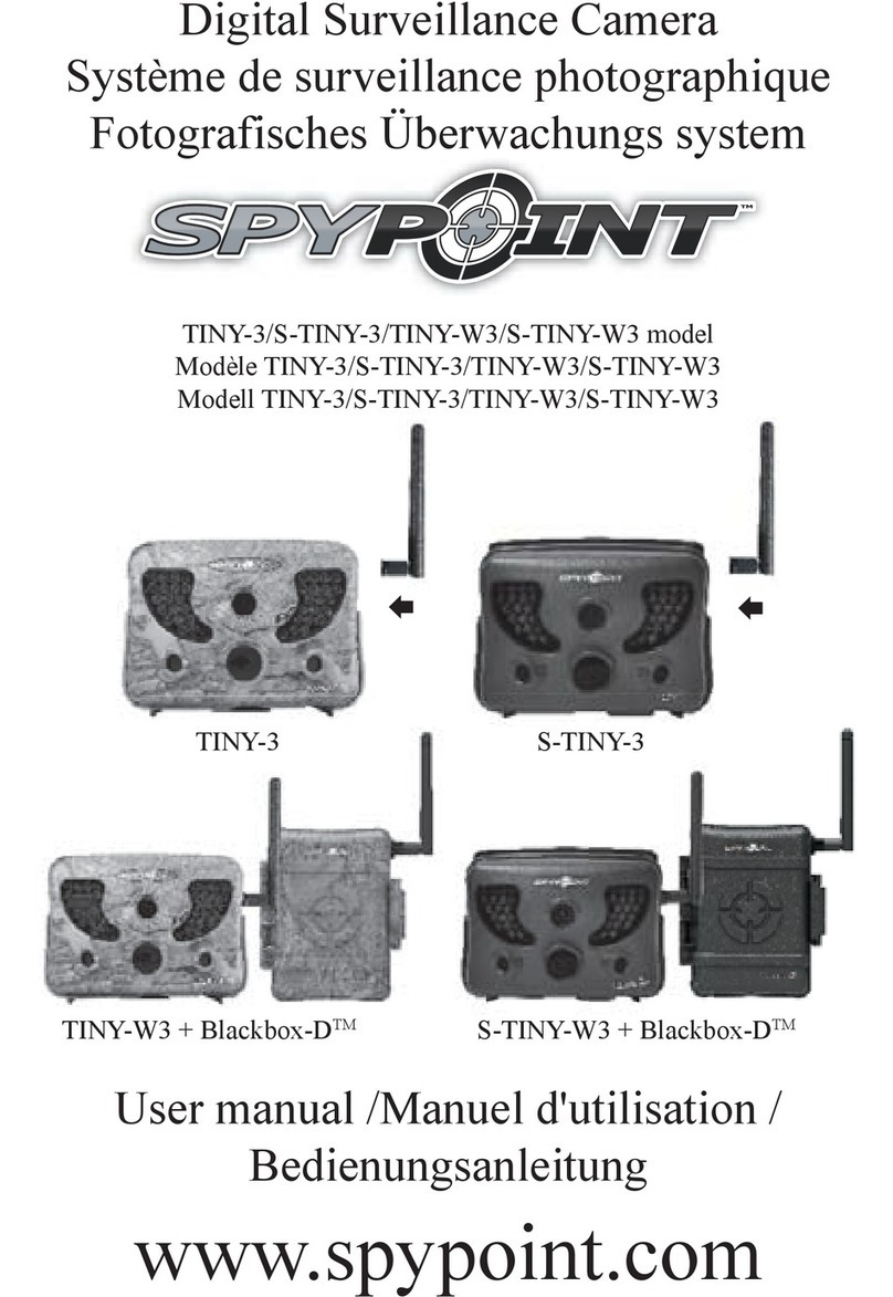 Spypoint TINY-3 User manual Spypoint TINY-3 User manual