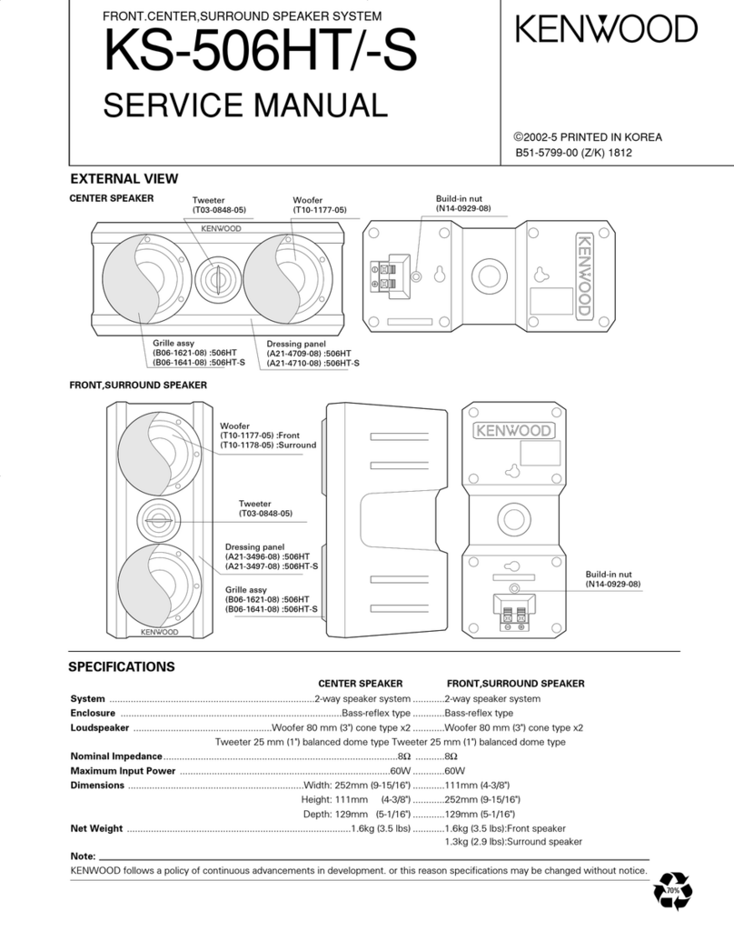 Kenwood KS-506HT User manual
