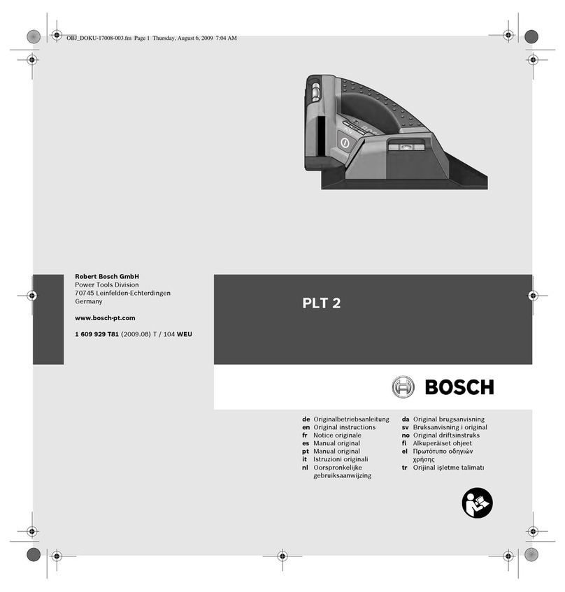 Bosch 2 User manual