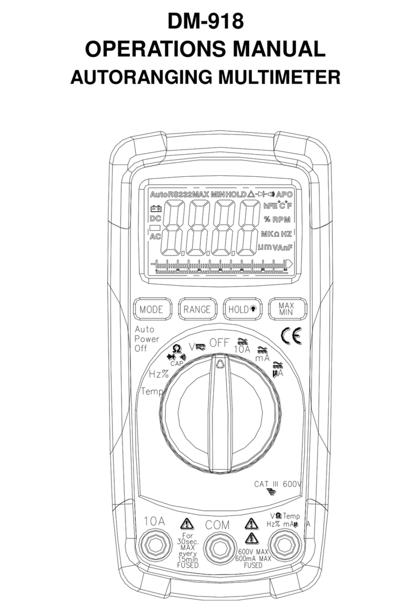 PDi DM-918 operating instructions