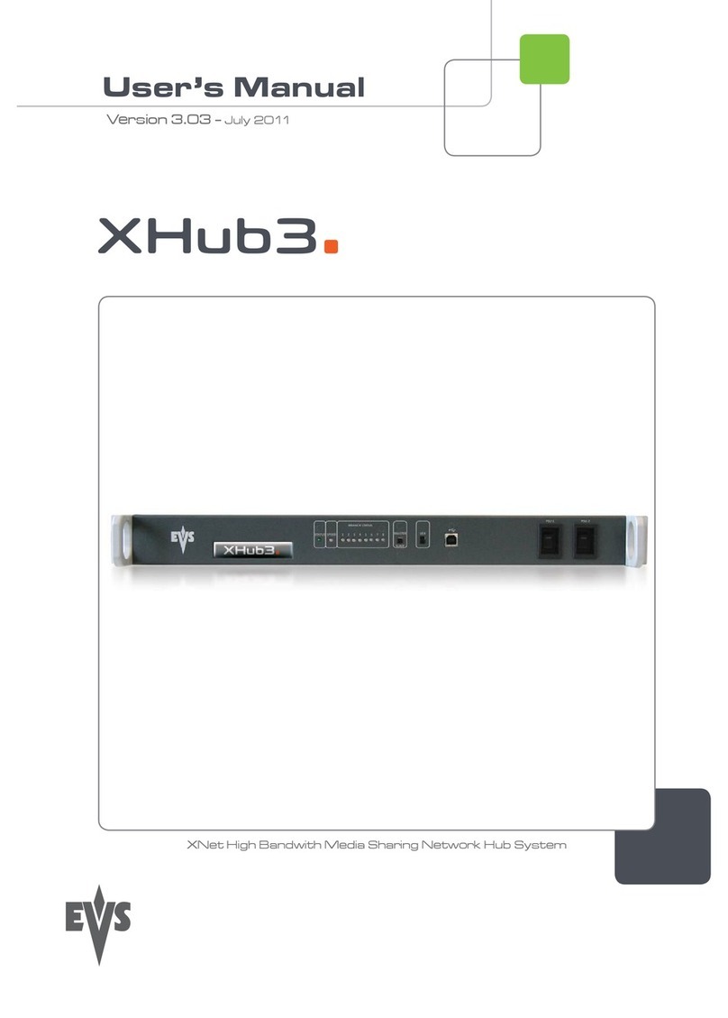 EVS XHub3 User manual