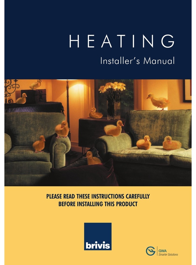 Brivis HX15IN Installer manual