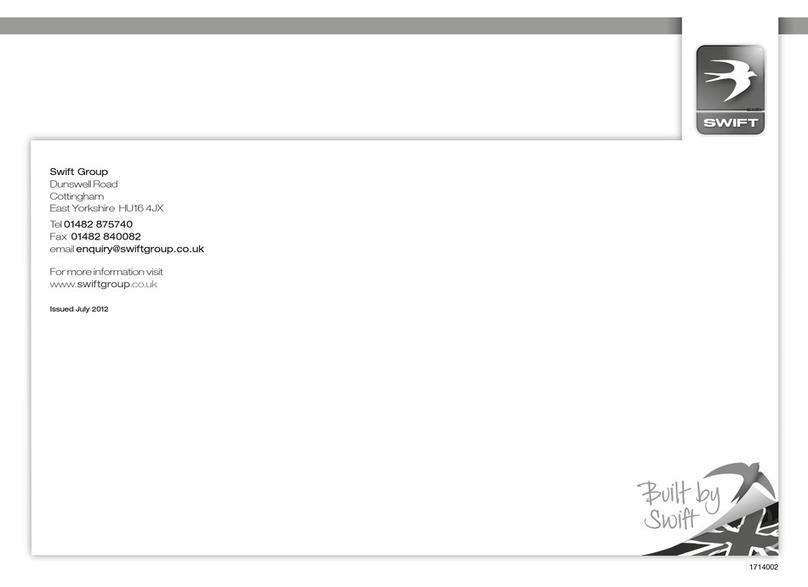 Swift Group 2013 Holiday Home User manual Swift Group 2013 Holiday Home User manual