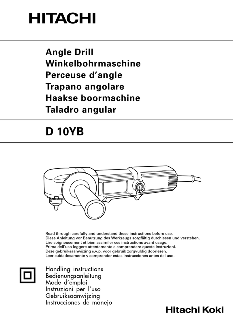 Hitachi D10YB User manual