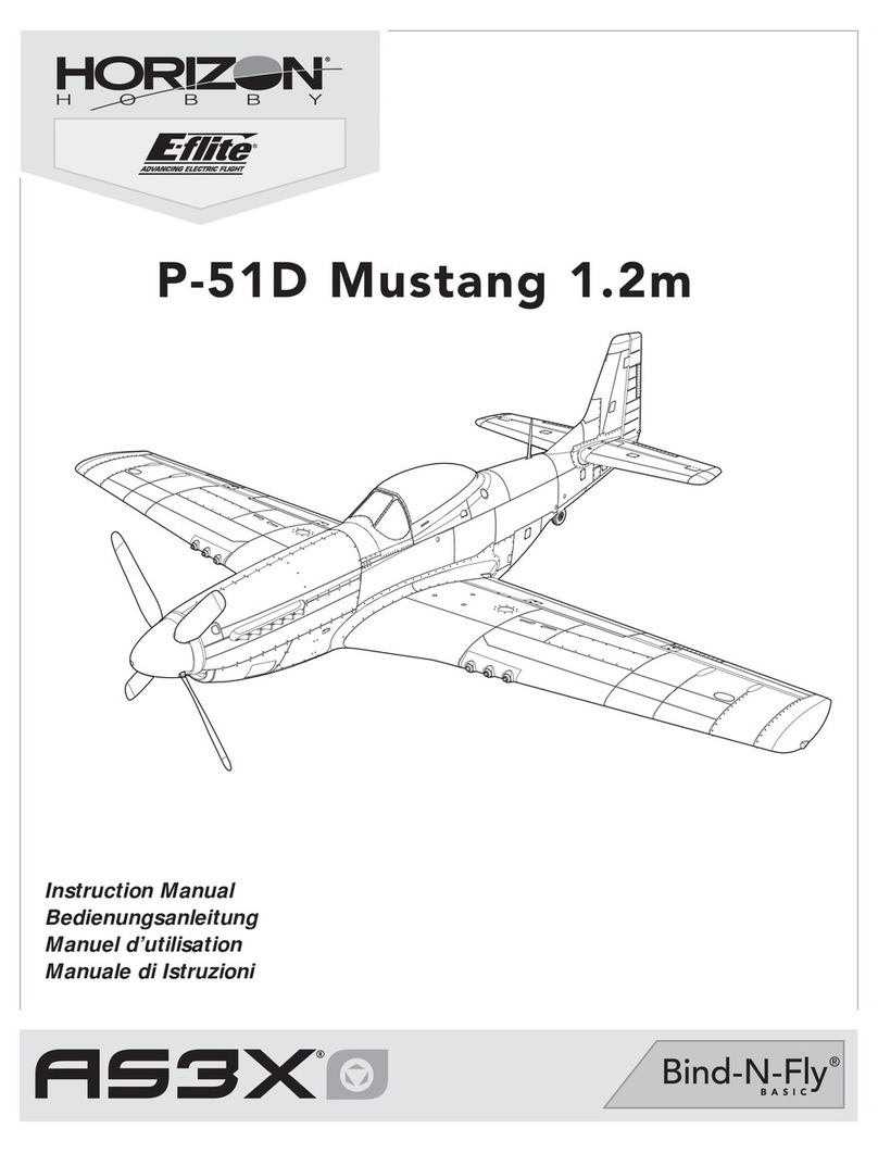 Horizon Hobby P-51D Mustang 1.2m AS3X instruction manual Horizon Hobby P-51D Mustang 1.2m AS3X instruction manual