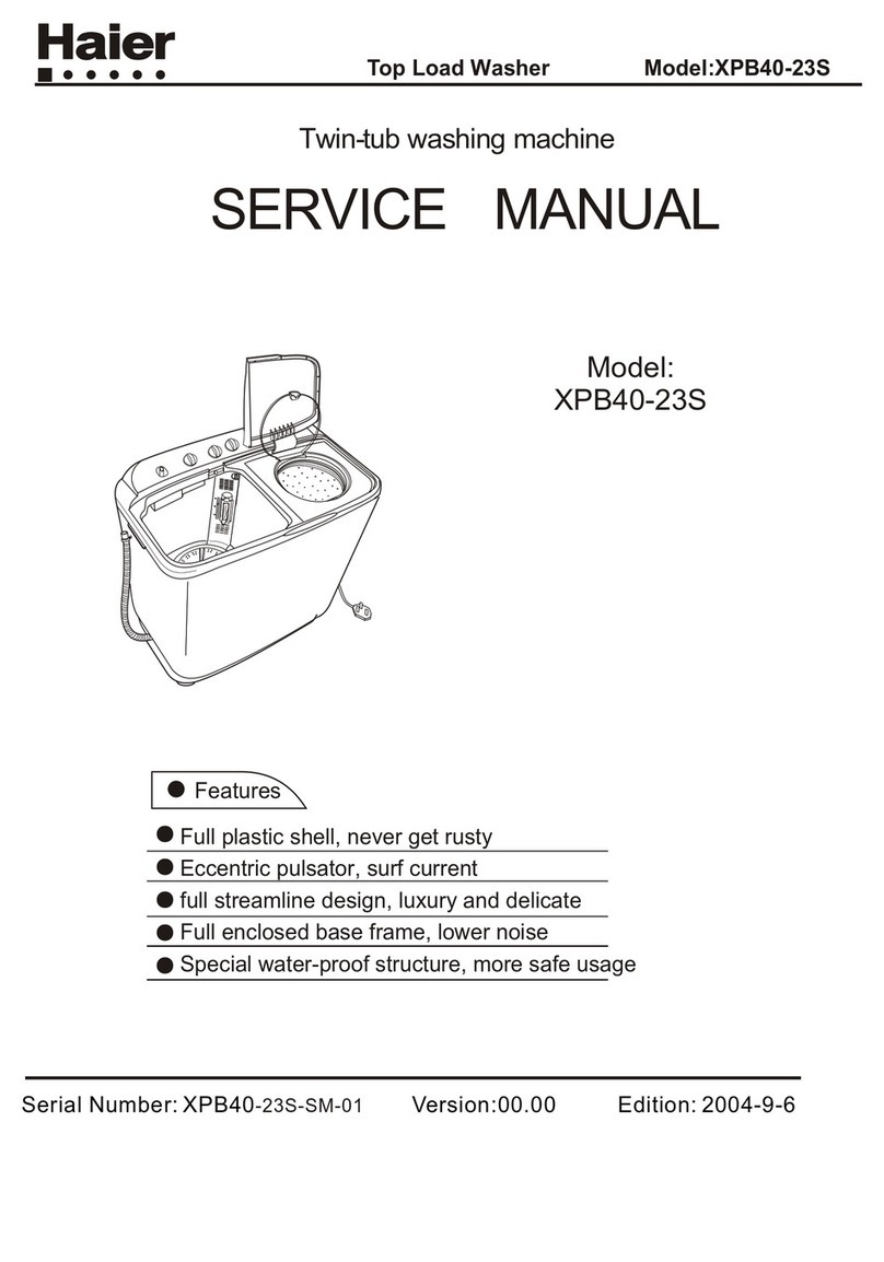 Haier XPB40-23S Service manual