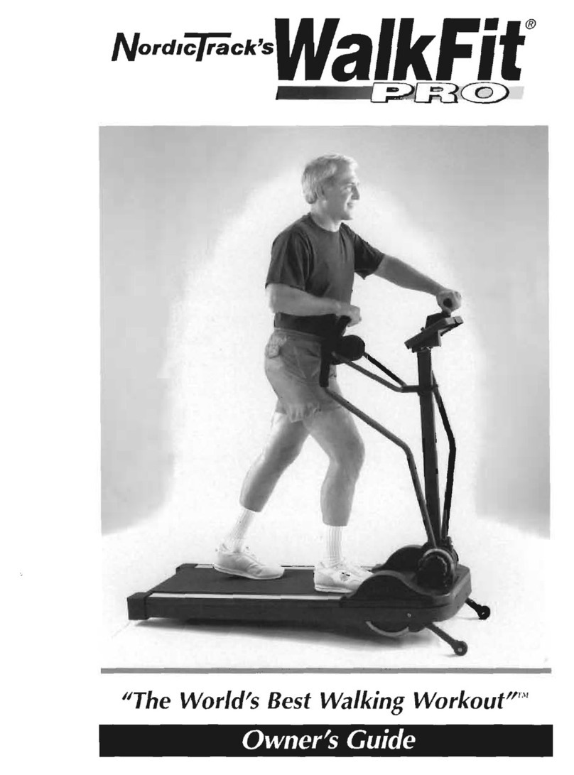 NordicTrack WalkFit PRO owner's guide