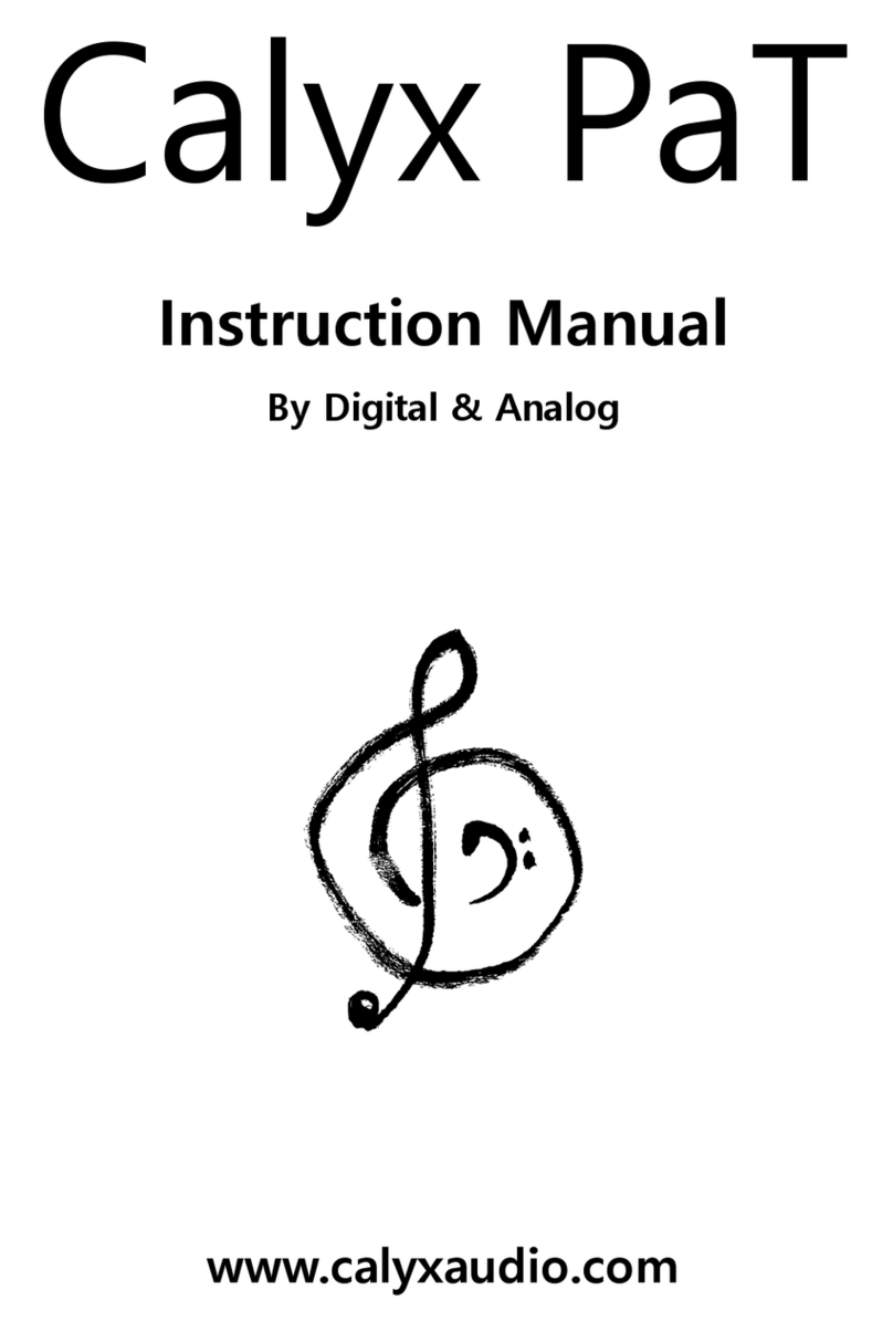 Calyx PaT User manual