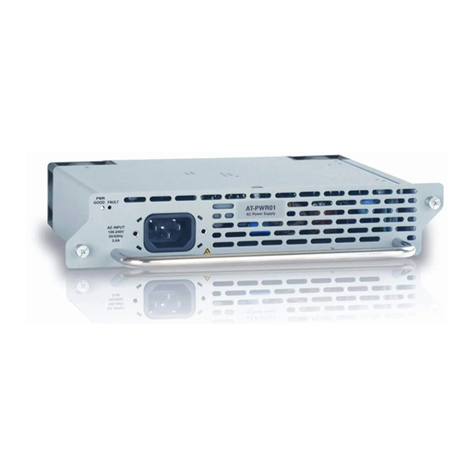 Allied Telesis AT-PWR11 installation guide