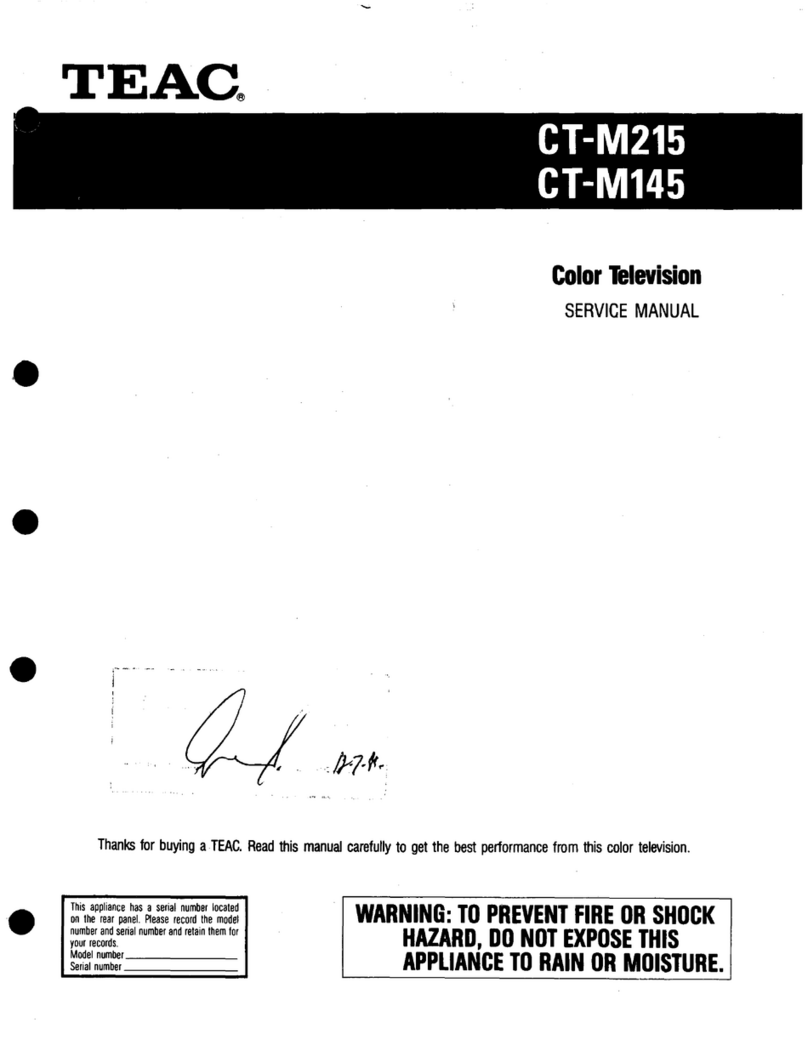 Teac CT-M215 User manual Teac CT-M215 User manual
