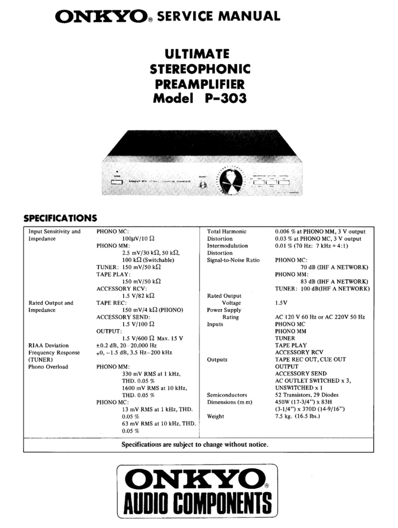 Onkyo DV- P303 User manual