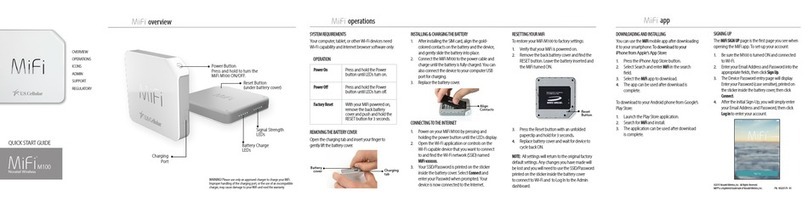 U.S.Cellular MiFi M1000 quick start guide