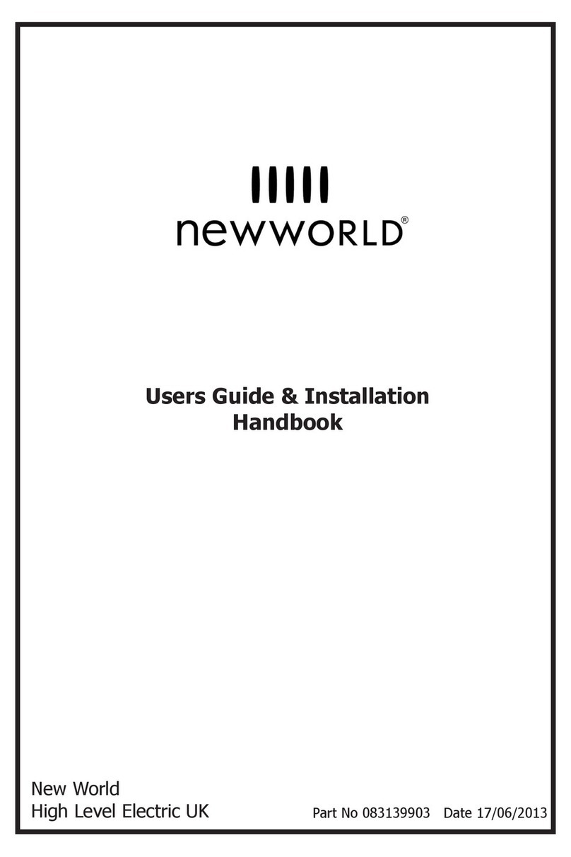 New World NW55HLGE Users guide & installation handbook