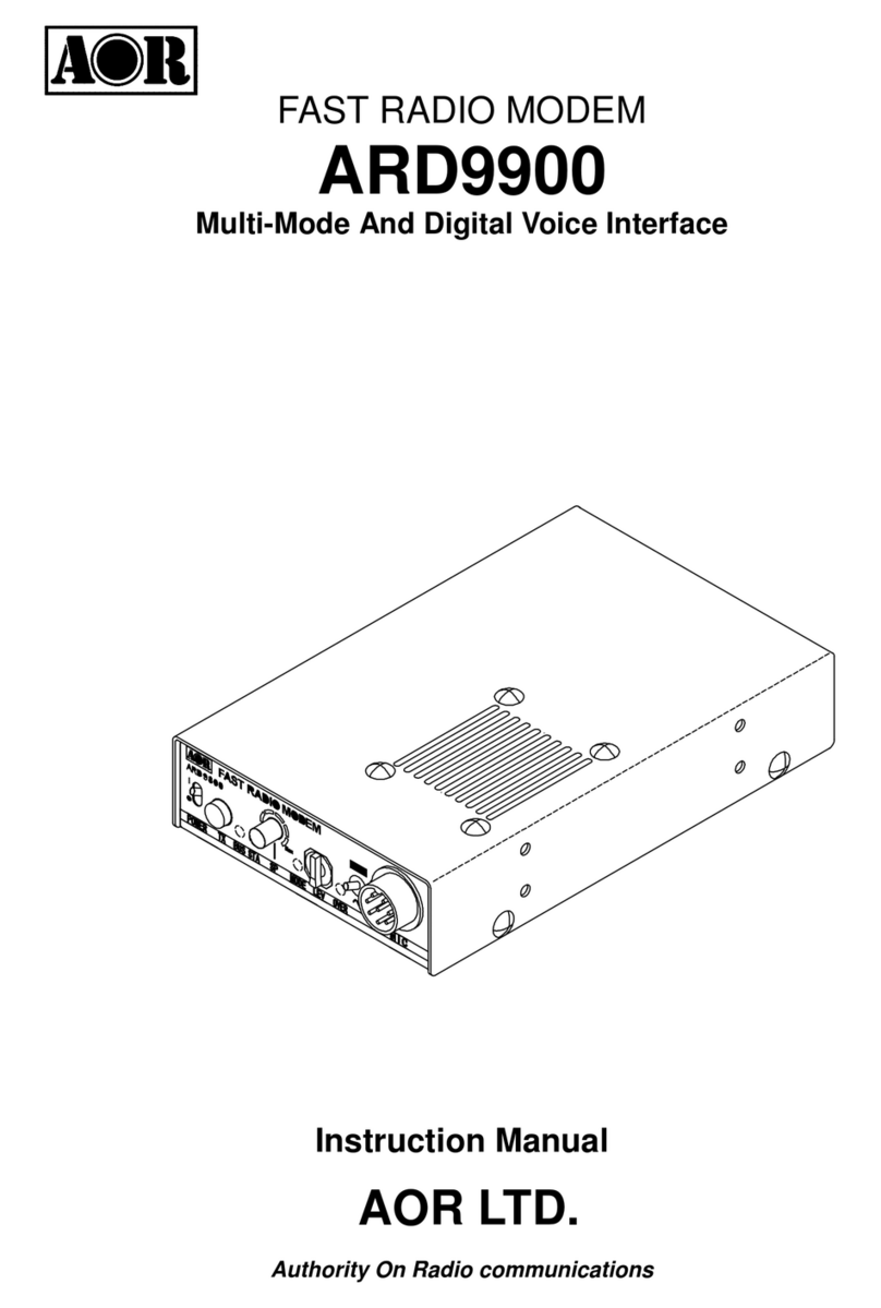 AOR ARD9900 instruction manual