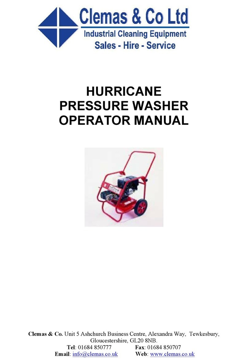 Clemas & Co Hurricane Operator's manual
