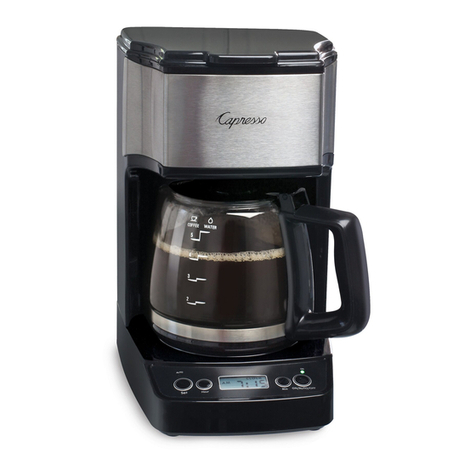 Capresso 5-Cup minidrip User manual