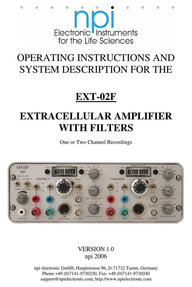 NPI EXT-02F User manual