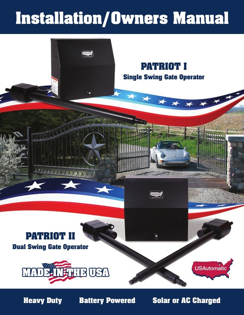 US Automatic PATRIOT I Operating instructions US Automatic PATRIOT I Operating instructions
