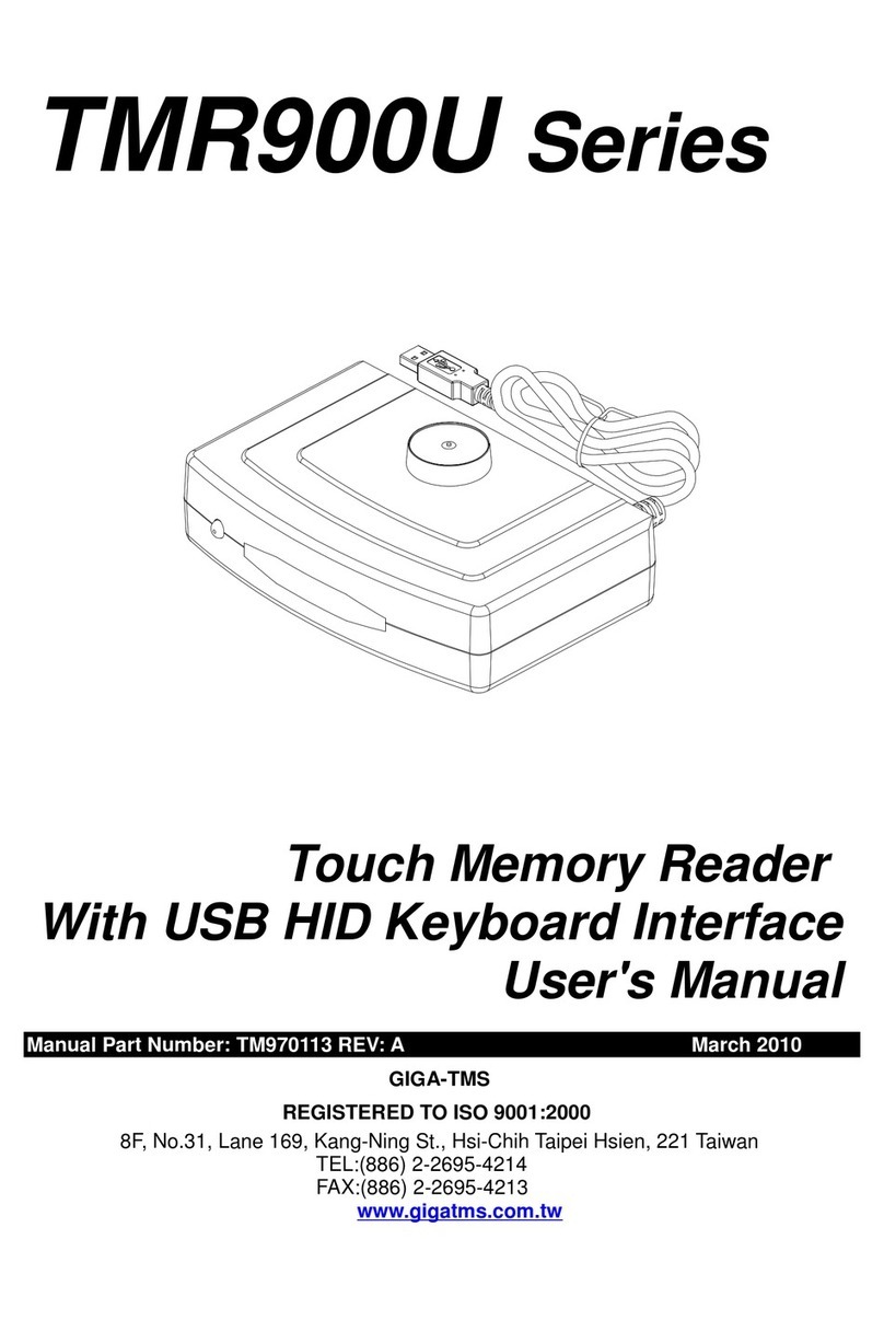 GIGA-TMS TMR900U Series user manual