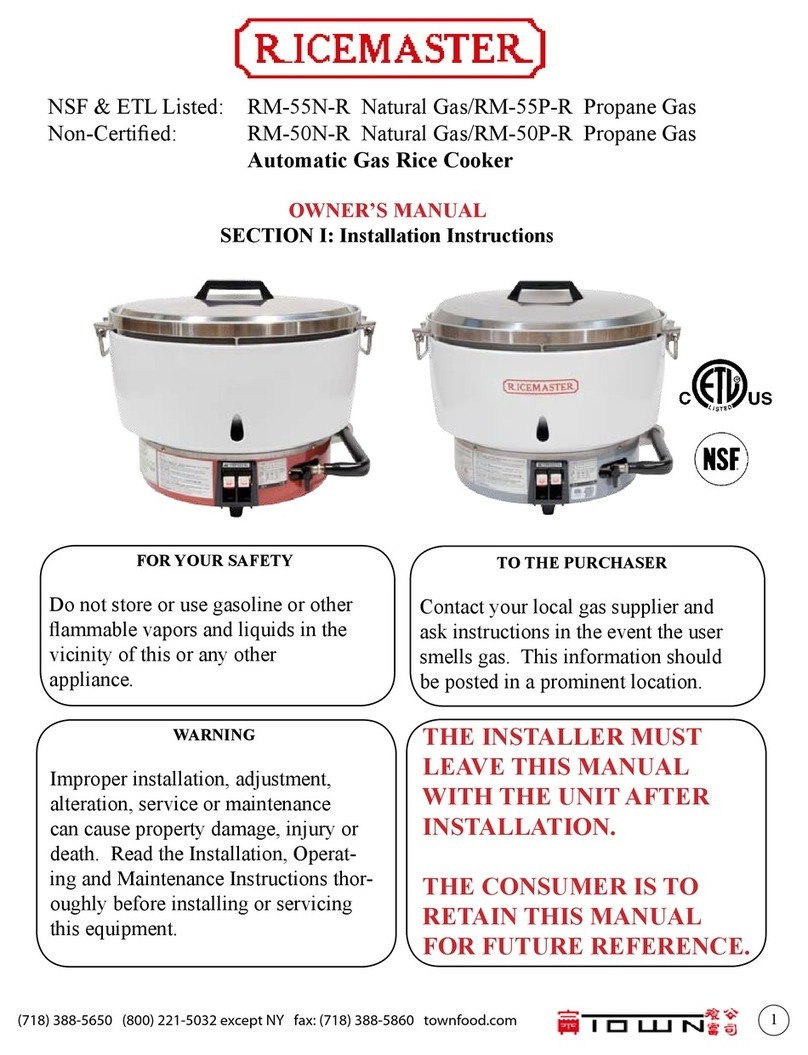 RiceMaker RM-55N-R User manual