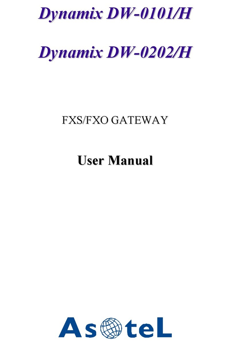 Asotel Dynamix DW-0101/H user manual