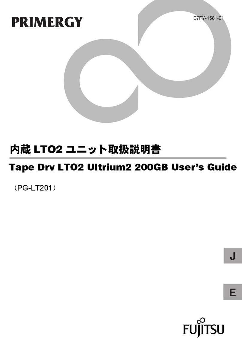 Fujitsu PRIMERGY LTO2 User manual