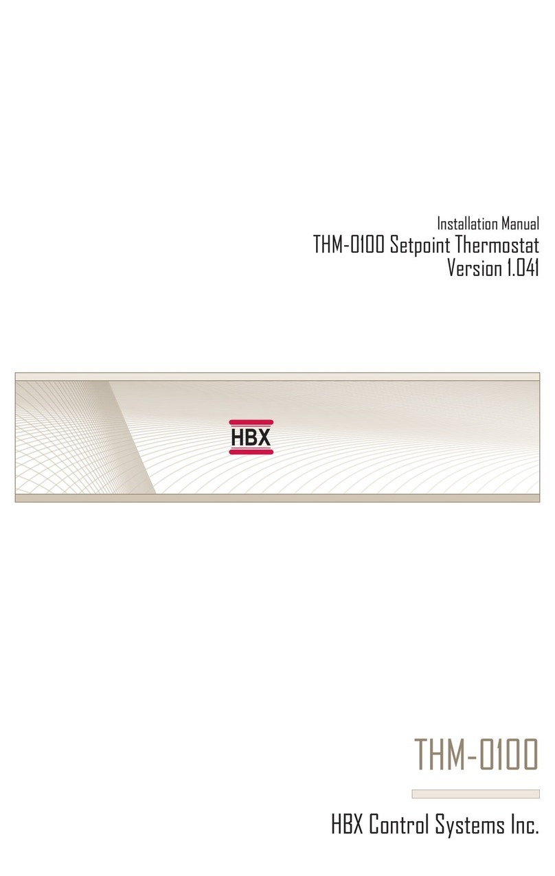 HBX THM-0100 installation manual