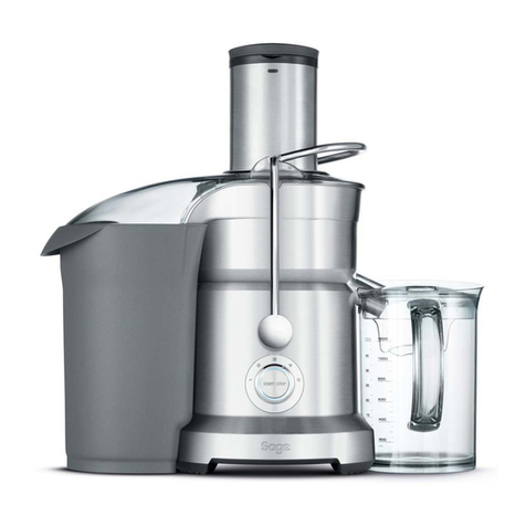Sage Nutri Juicer Pro BJE820UK Instruction book