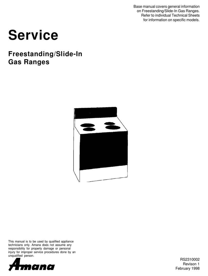 Amana ARGS7650 Series User manual Amana ARGS7650 Series User manual