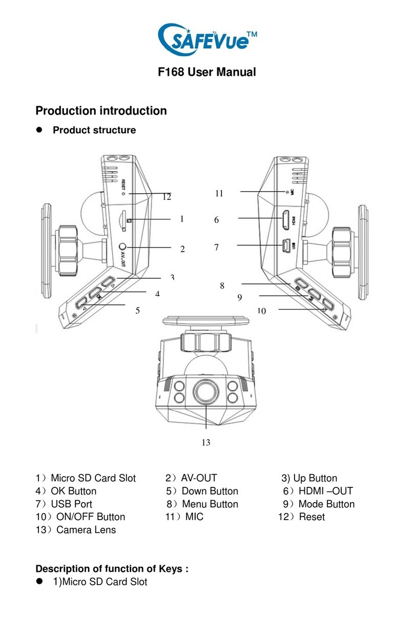 Safevue F168 user manual
