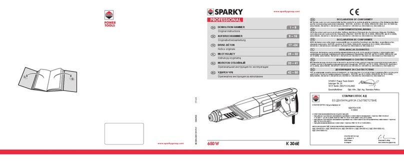 Sparky Group K 306E Original instructions
