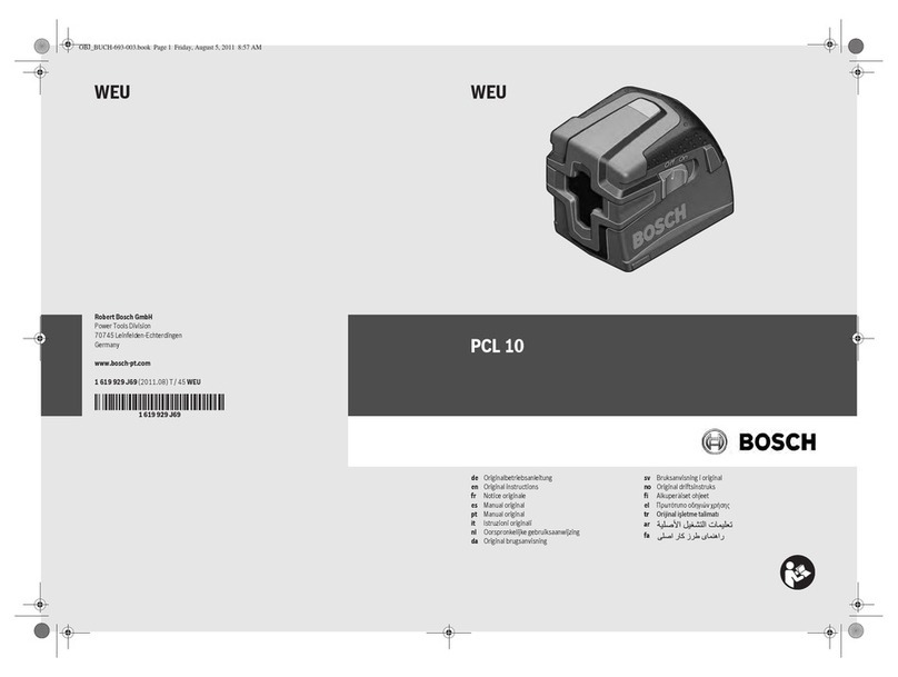 Bosch WEU PLC 10 User manual