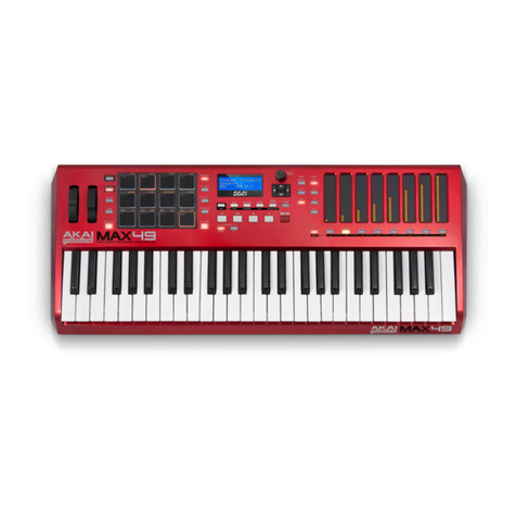 Akai Professional MAX49 user guide
