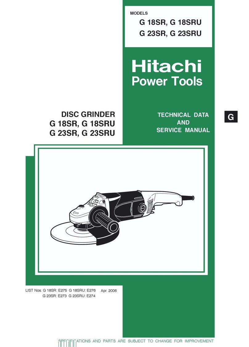 Hitachi G 18SR Manual