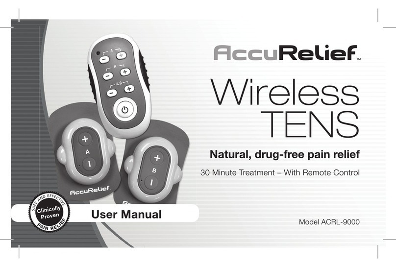 Carex AccuRelief ACRL-9000 User manual