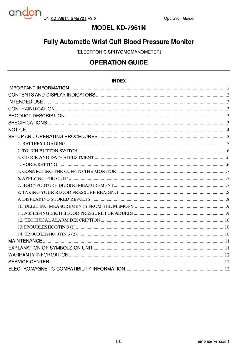 Andon KD-7961N User manual