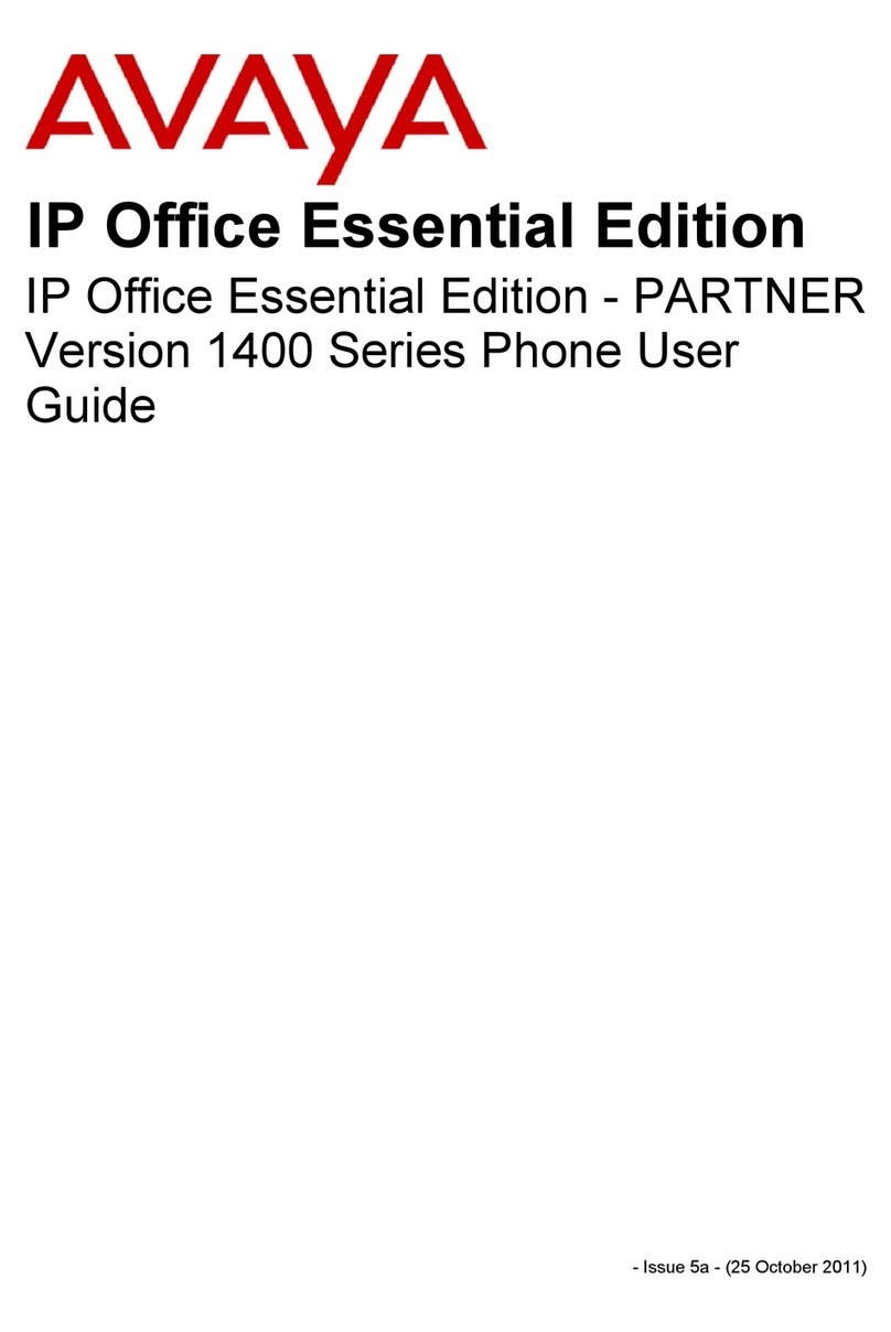 Avaya IP Office 1400 Series User manual