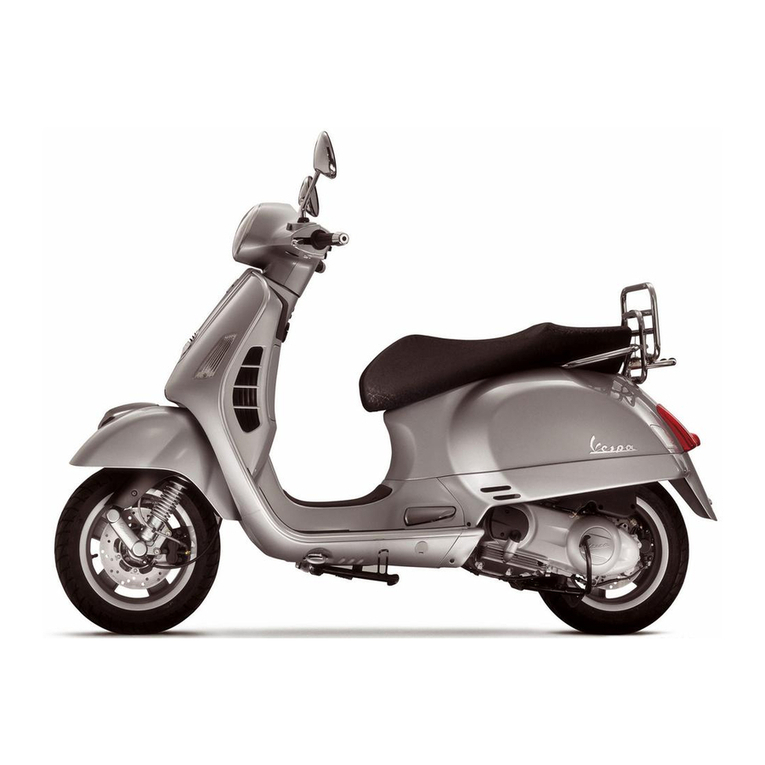 VESPA GTS 250 I.E. Workshop manual